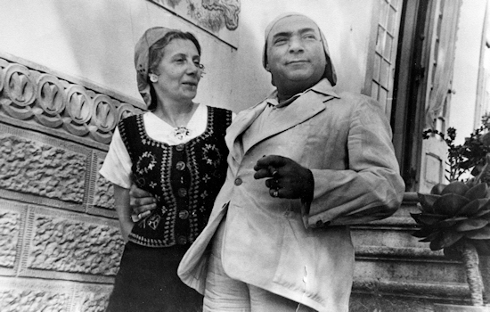 D. Helena Sofia Rodrigues Belard da Fonseca (1897-1982) e o 2 marido, Comendador Elias Lopes Rodrigues (1896-1967), c. 1955